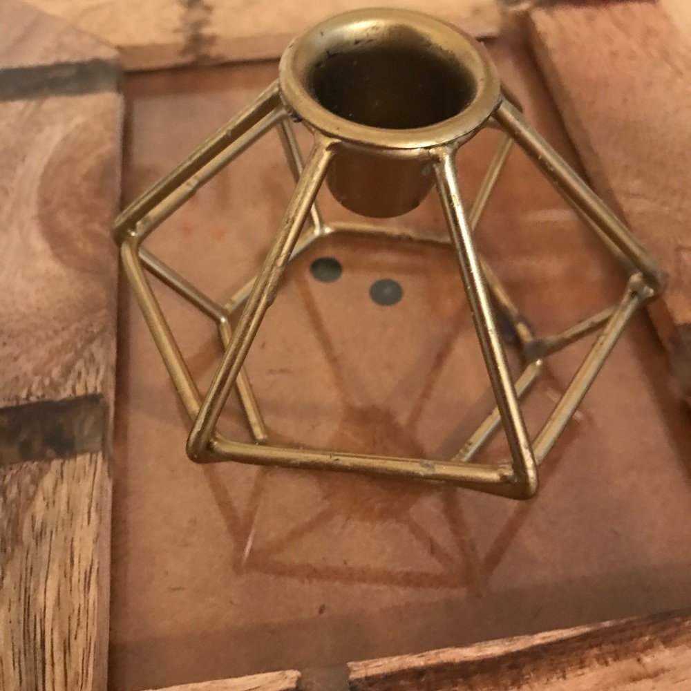 Rustic candle holders - Picture 5 of 5